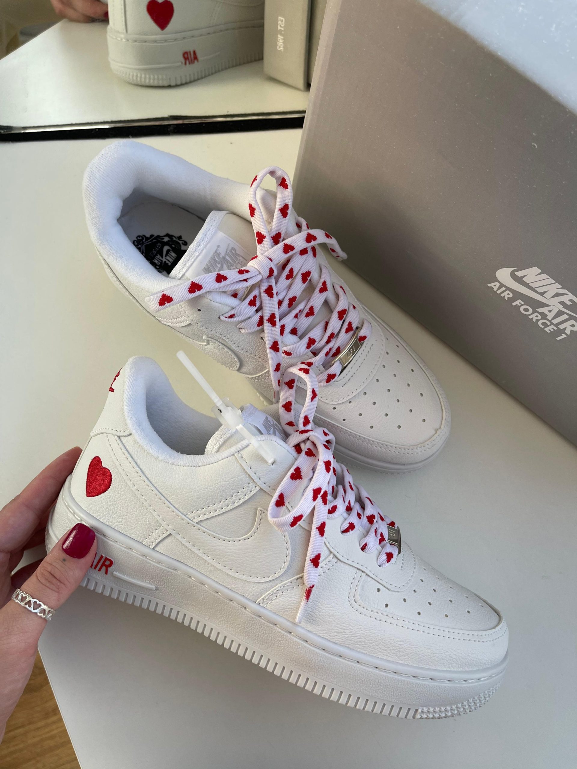 Tênis Air Force Nike Coração 💓 - Imagem 8