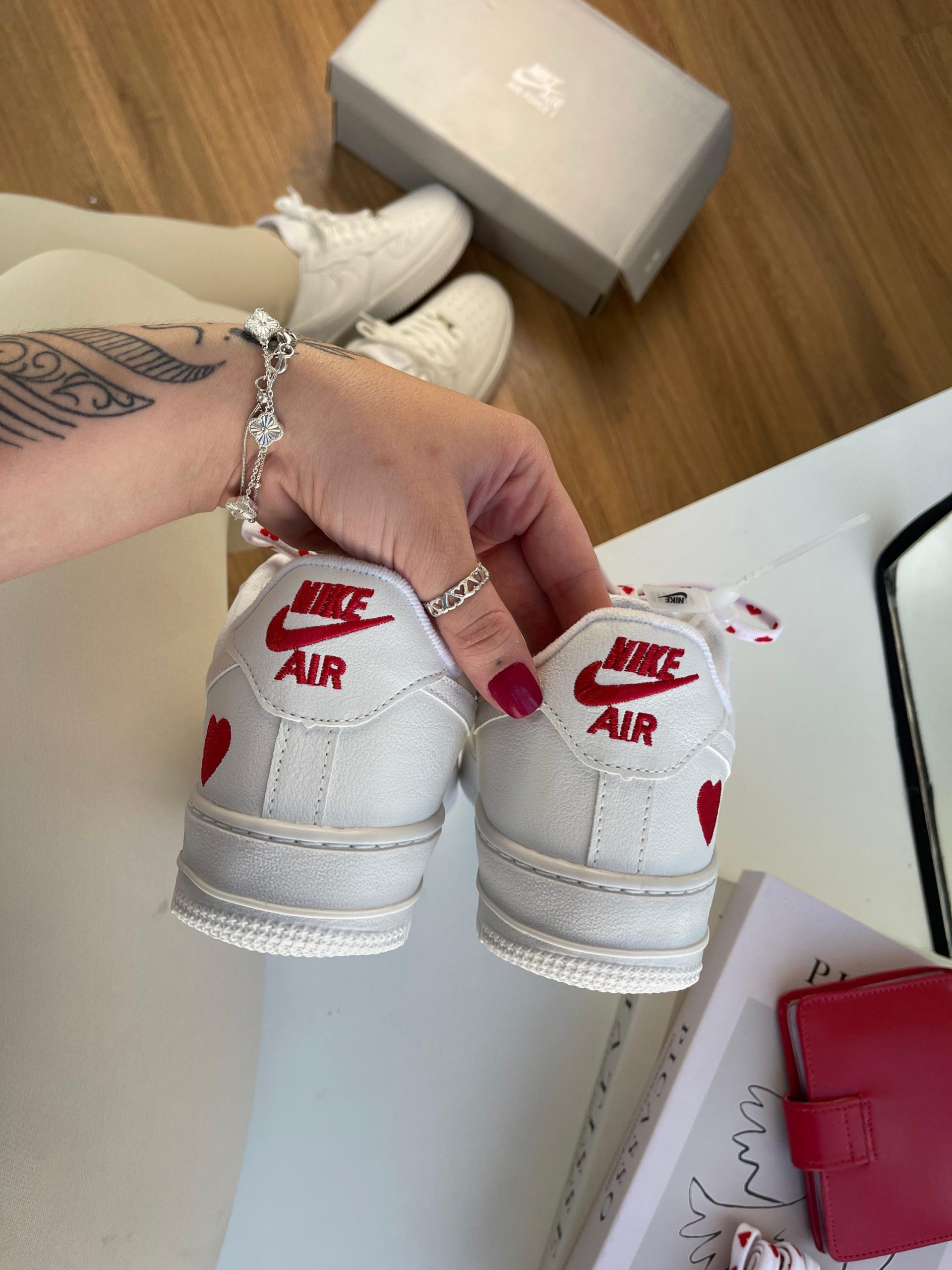 Tênis Air Force Nike Coração 💓 - Imagem 3