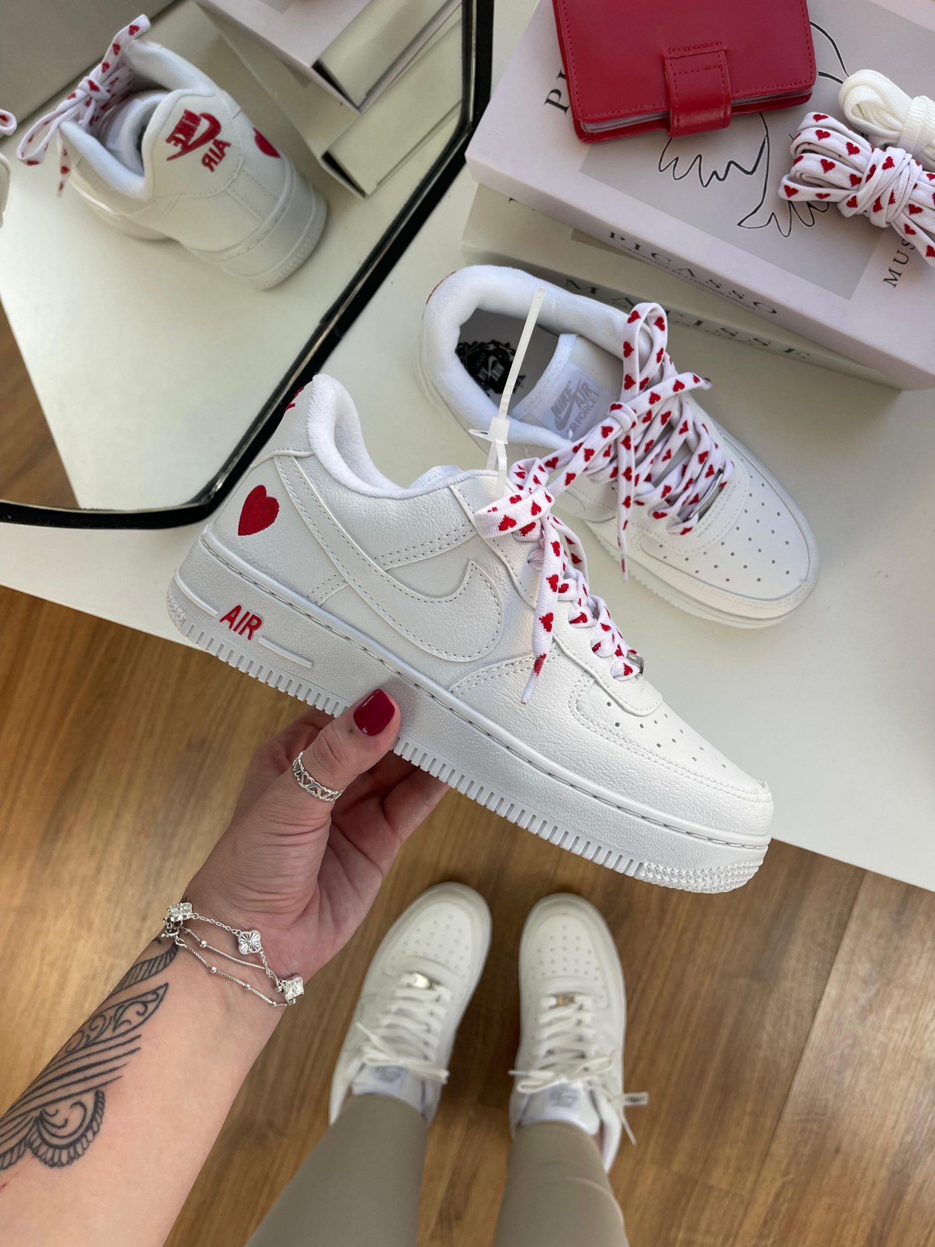 Tênis Air Force Nike Coração 💓 - Imagem 4