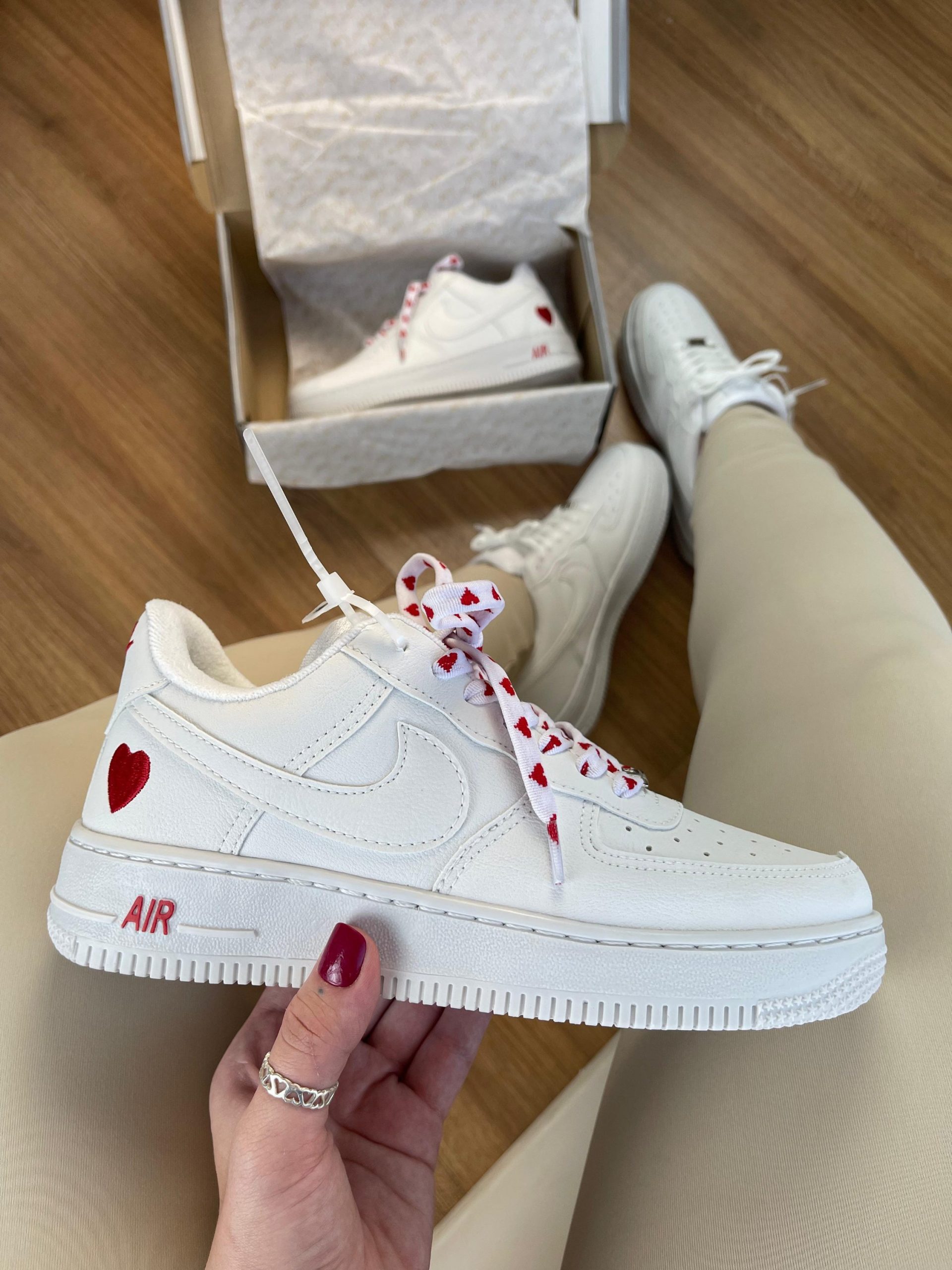 Tênis Air Force Nike Coração 💓 - Imagem 2